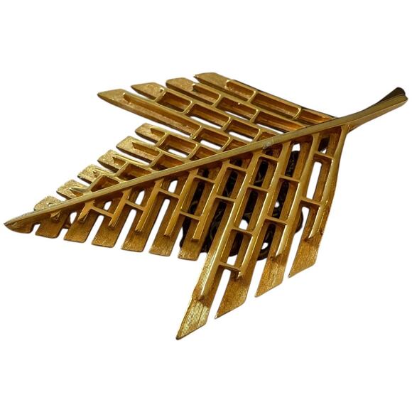 Gold Geometric Moden Hair Pin Art Deco Hair Accessory Clip Bridal Hairpin - Picture 4 of 7